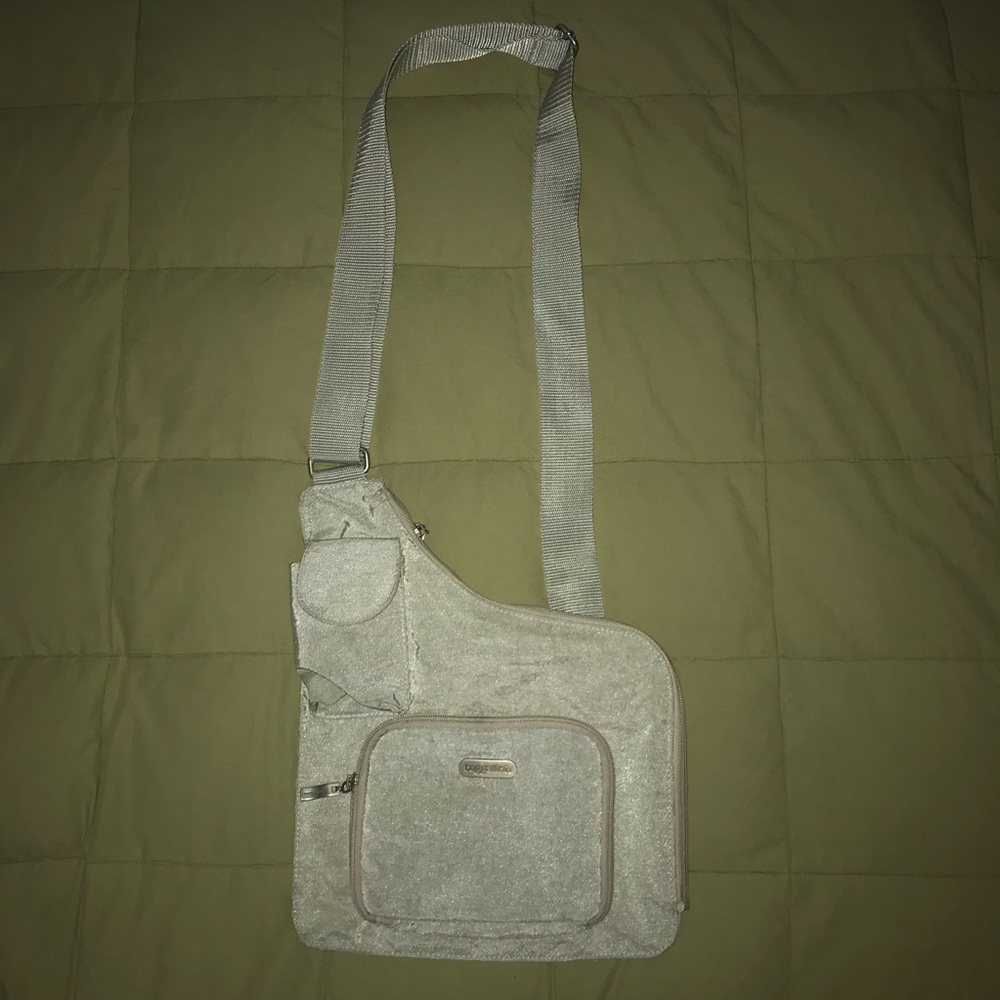 Silver Baggallini Crossbody Purse